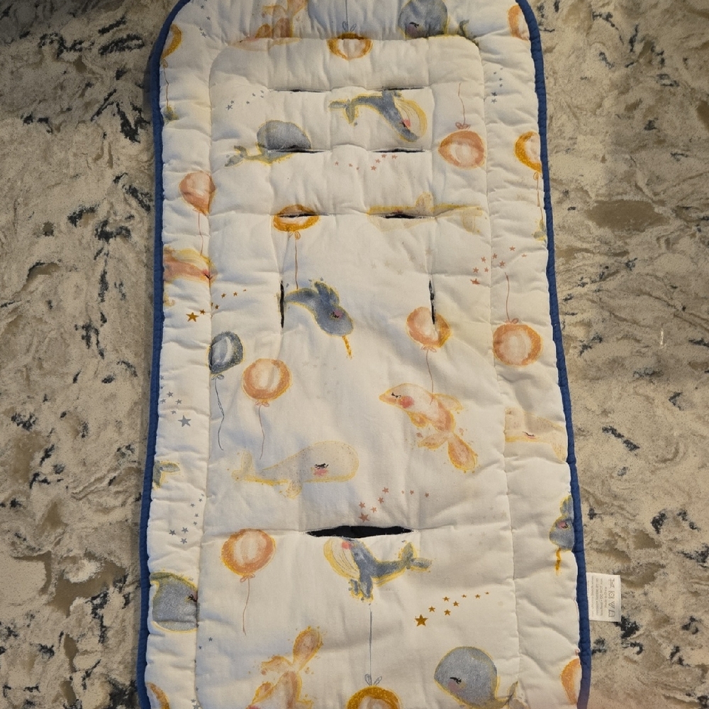 Whimsical Animal Print Stroller/highchair Liner